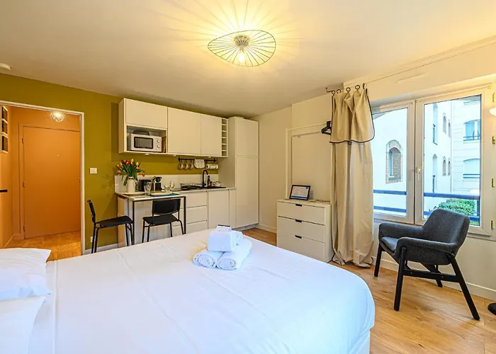 Le Ptit Pat - Studio Renove Avec Garage Centre Ville
